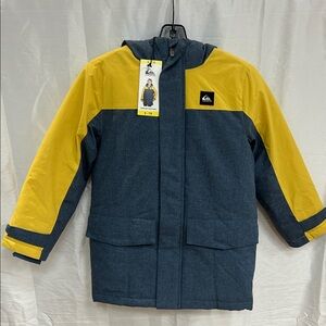 Quiksilver Kids' Navy and Mustard Raincoat